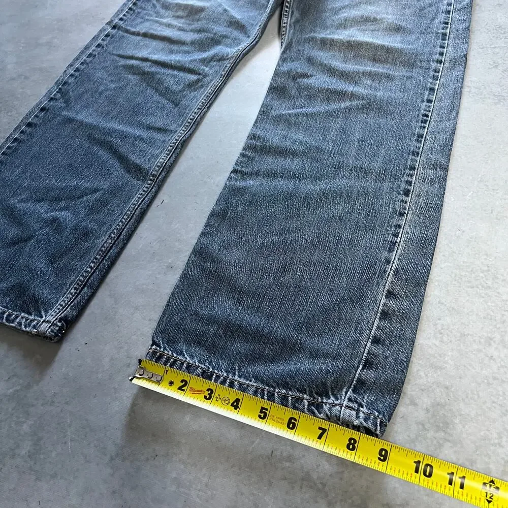 Levi's 514 Relaxed Straight Men's Size 38x32 Blue Loose Denim Jeans